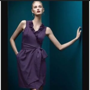 DVF Black Wrap Dress